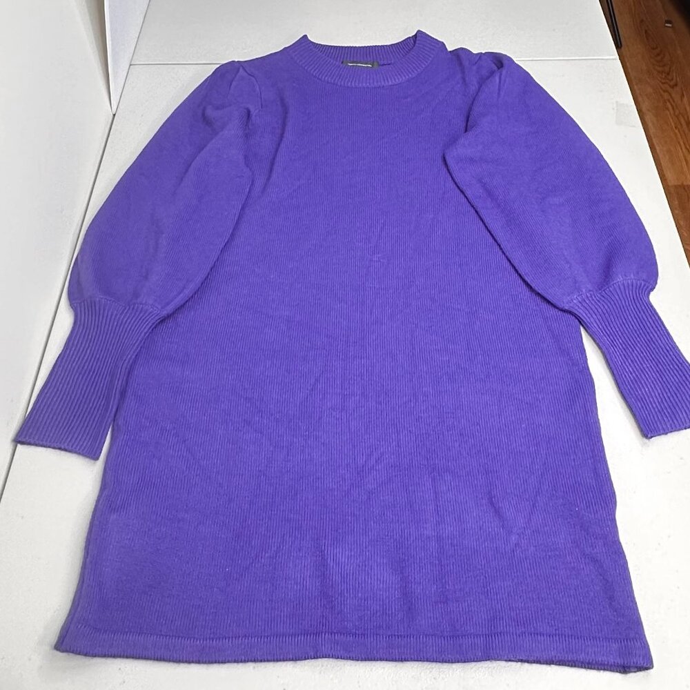 French Connection Vhari Babysoft Rib Sweater Minidress Multiple Sizes P… - Picture 2 of 6